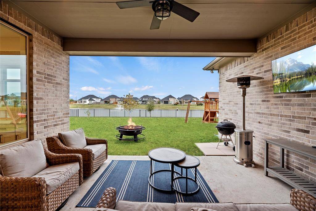 Now to the backyard space. With no immediate backing neighbors you get a sense of privacy and there is plenty of room to run around.