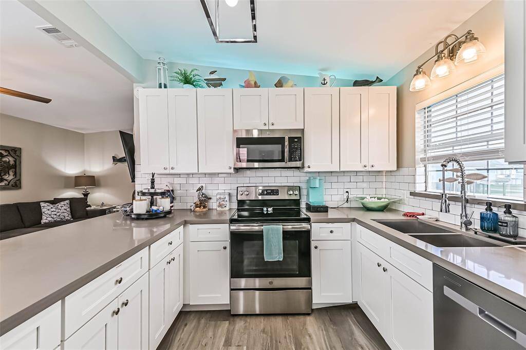Kitchen open to living space