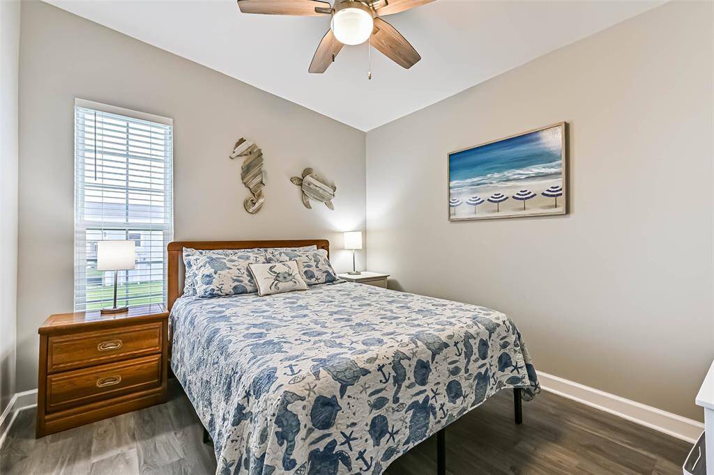 Rear bedroom on main level