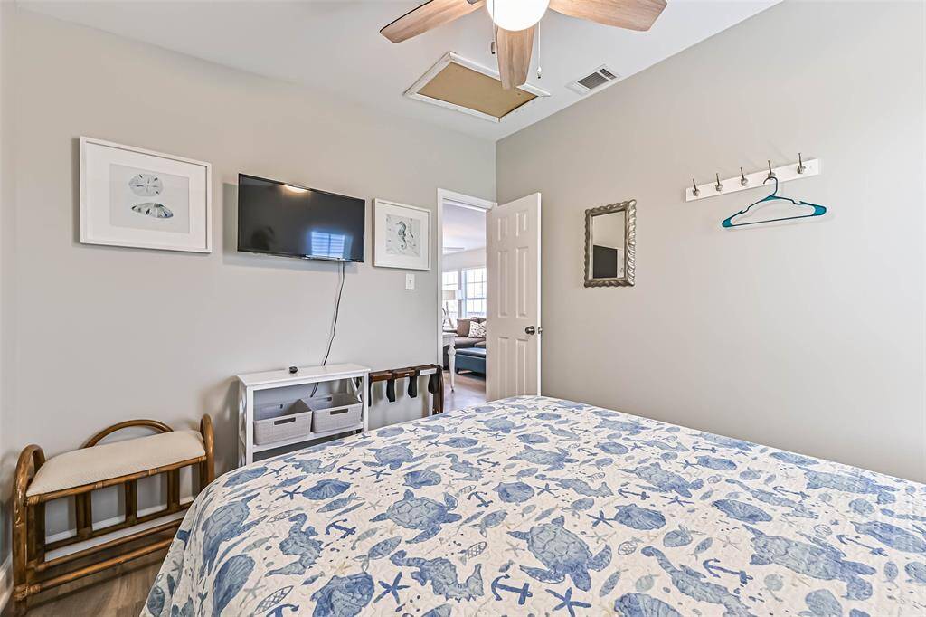 Rear bedroom on main level