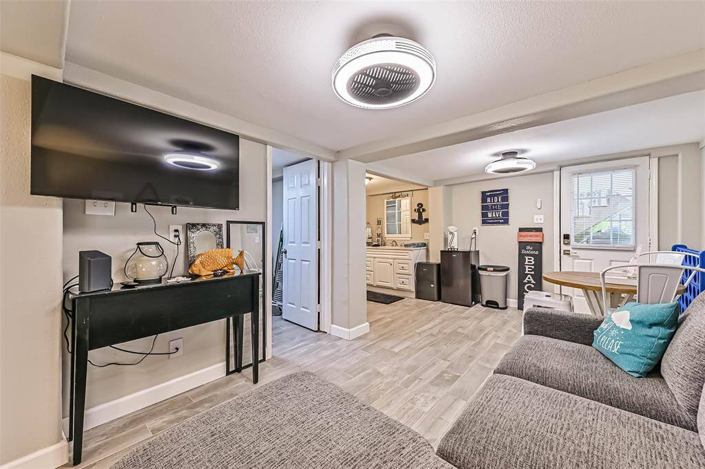 Ground level living space