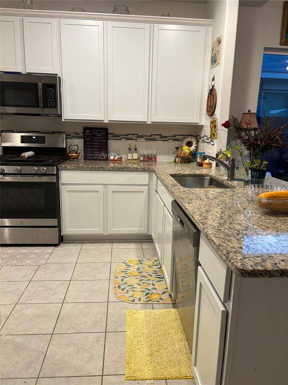 kitchen and a deep sink