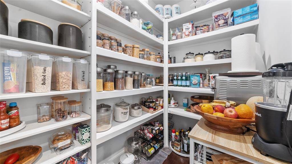 Incredible pantry space!