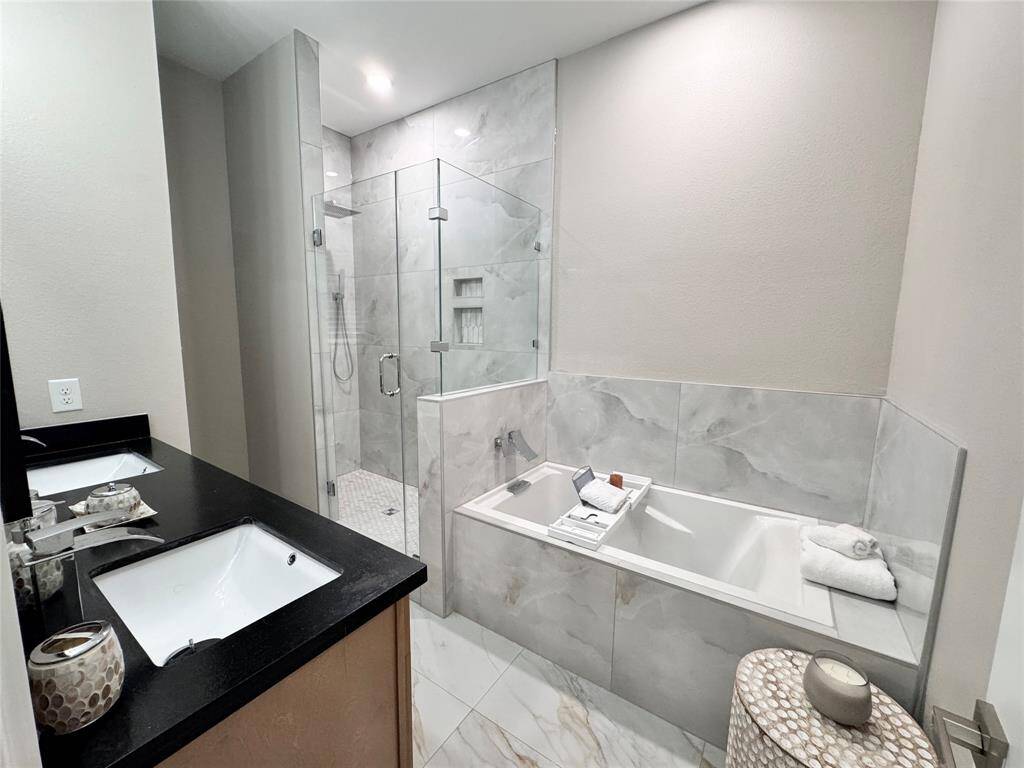 Spa Inspired En-suite with modern finishes.