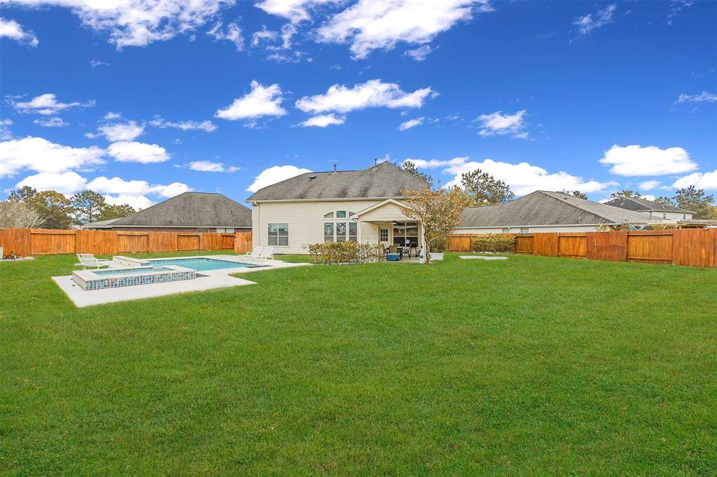 Situated on a large cul-de-sac lot.