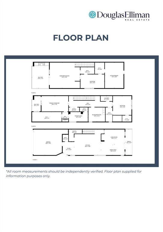 Full floor plan of the home.