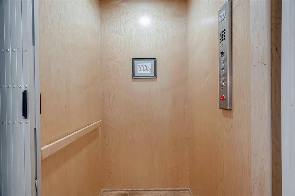 An in-home elevator provides access to all 4 floors- skip the stairs!