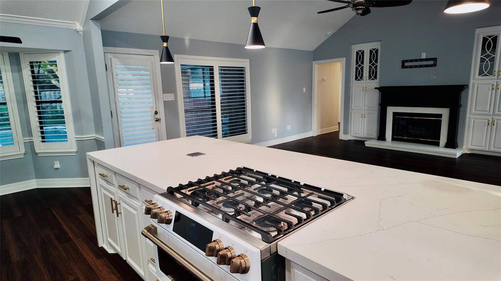 Gas stove and double oven (2021)Discreet venthood