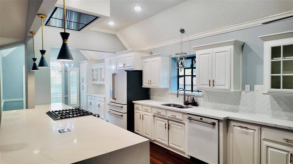 Cafe appliances in kitchen