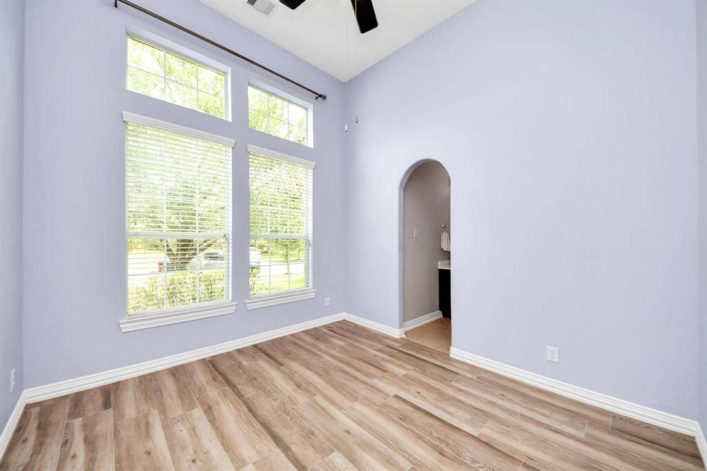 Front secondary bedroom connects to a Jack n Jill bath.
