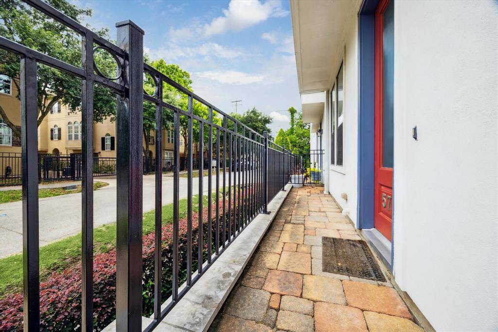Private front gate access