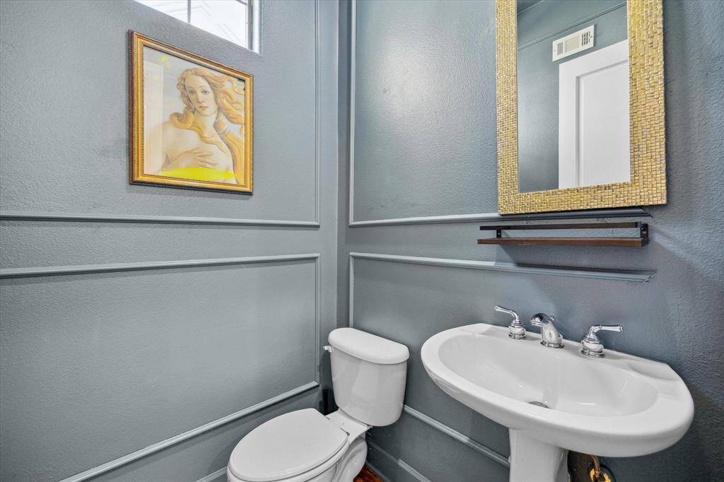 Half Bath on second floor.