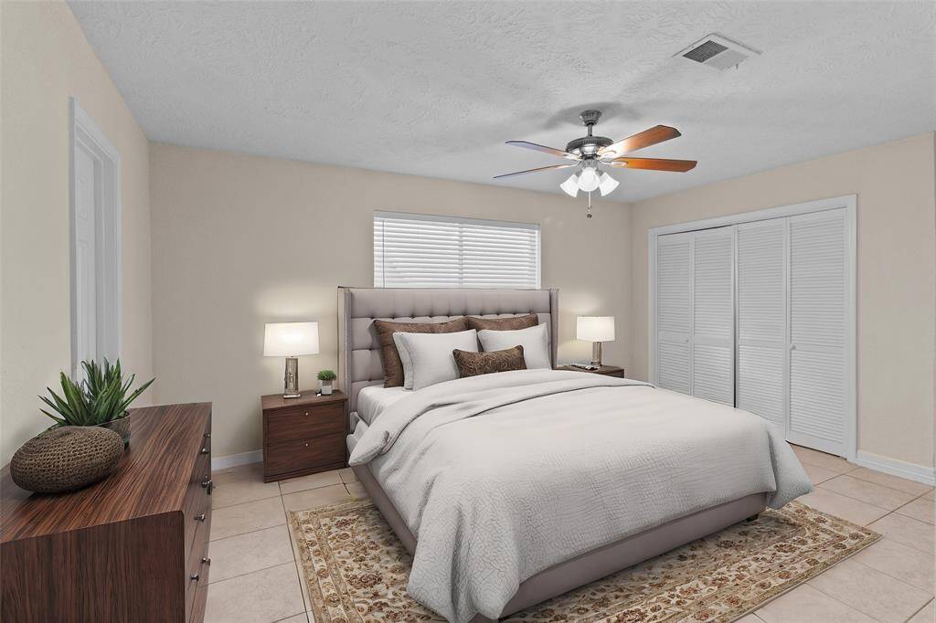 staged primary bedroom