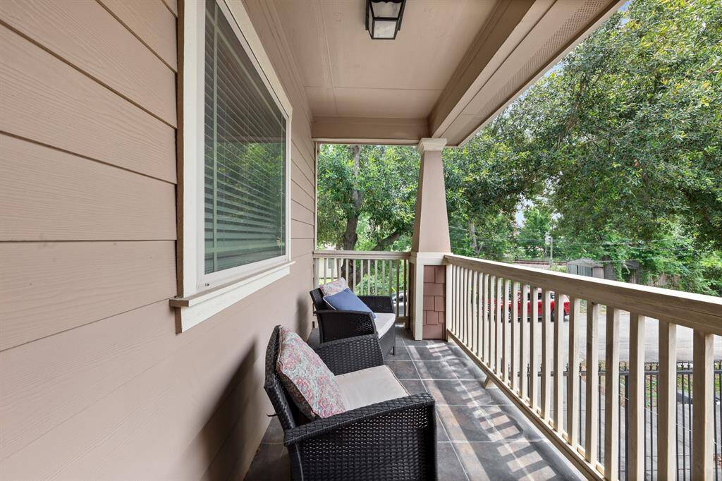 Balcony space off of primary bedroom.