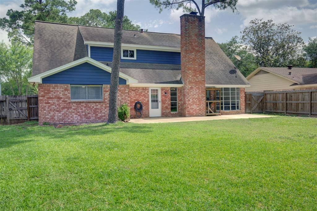 Generous back yard