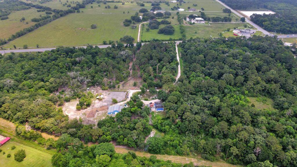 AERIAL VIEW OF 13 ACRES PROPERTY