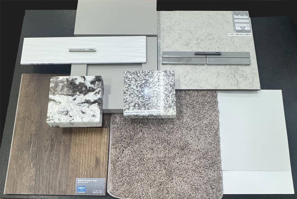 Final interior selections for 701 Barton Place Dr.