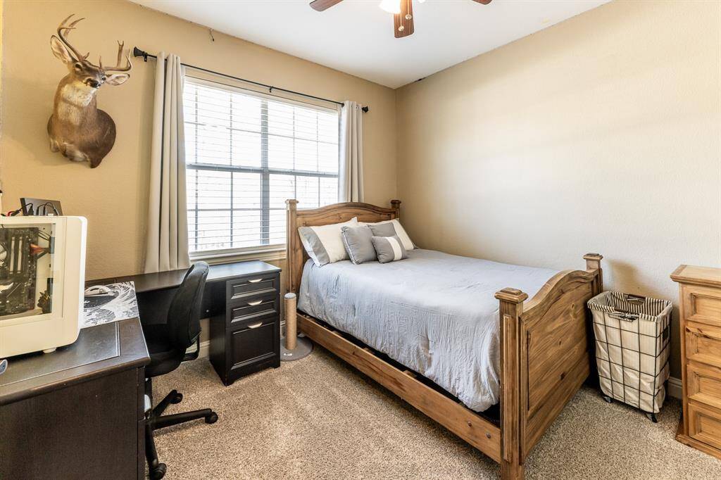 Comfy, sunny, and just the right size—this guest room is the kind of space that makes visitors want to stay an extra night (or two).