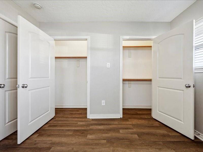 The third bedroom also includes a double closet, offering ample storage space.