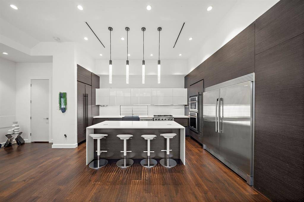 Sleek kitchen