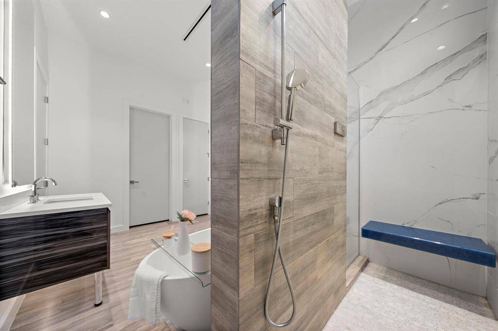 Shower in primary bath