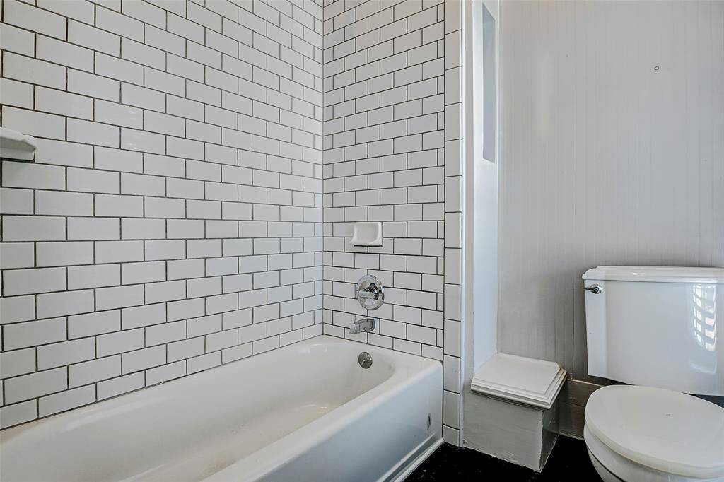 One of two full baths upstairs.