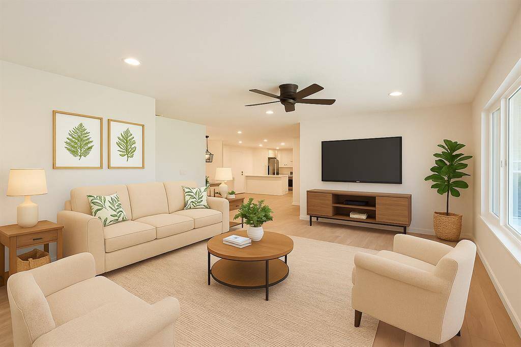 Virtually Staged Living Room
