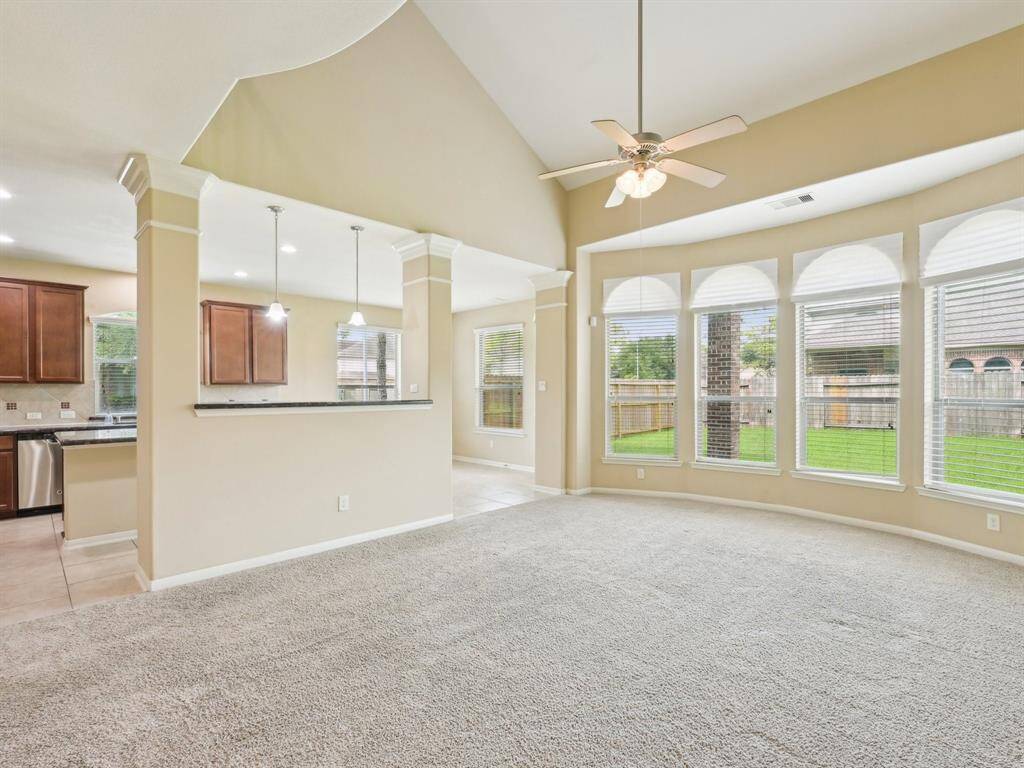 This floor plan is very open and versatile.