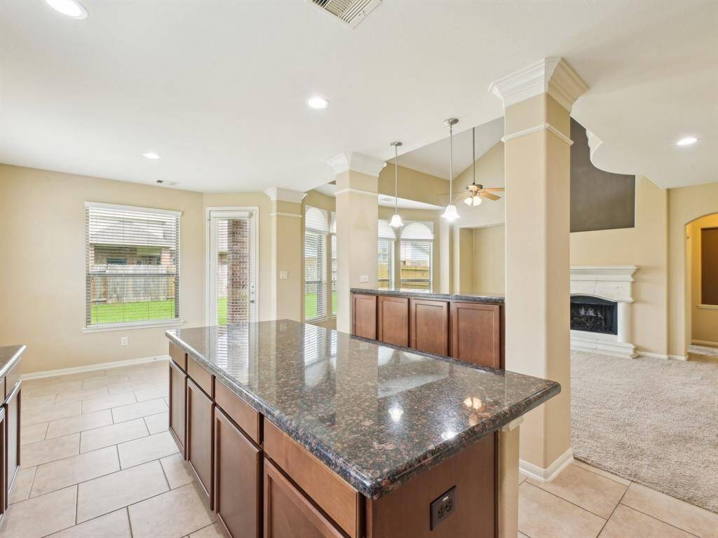 Even the high bar has cabinetry!