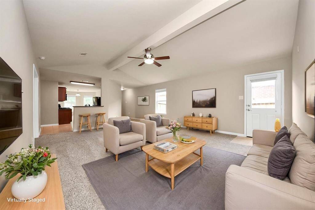 Virtually Staged to show additional design ideas for the living room.