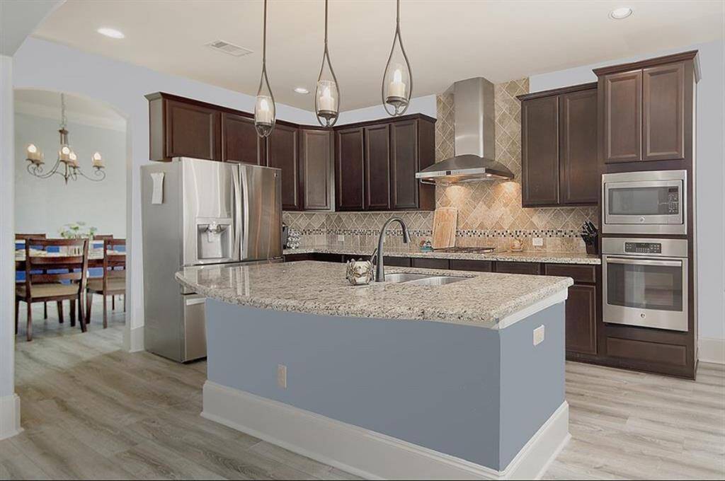 kitchen will be equipped with appliances.
