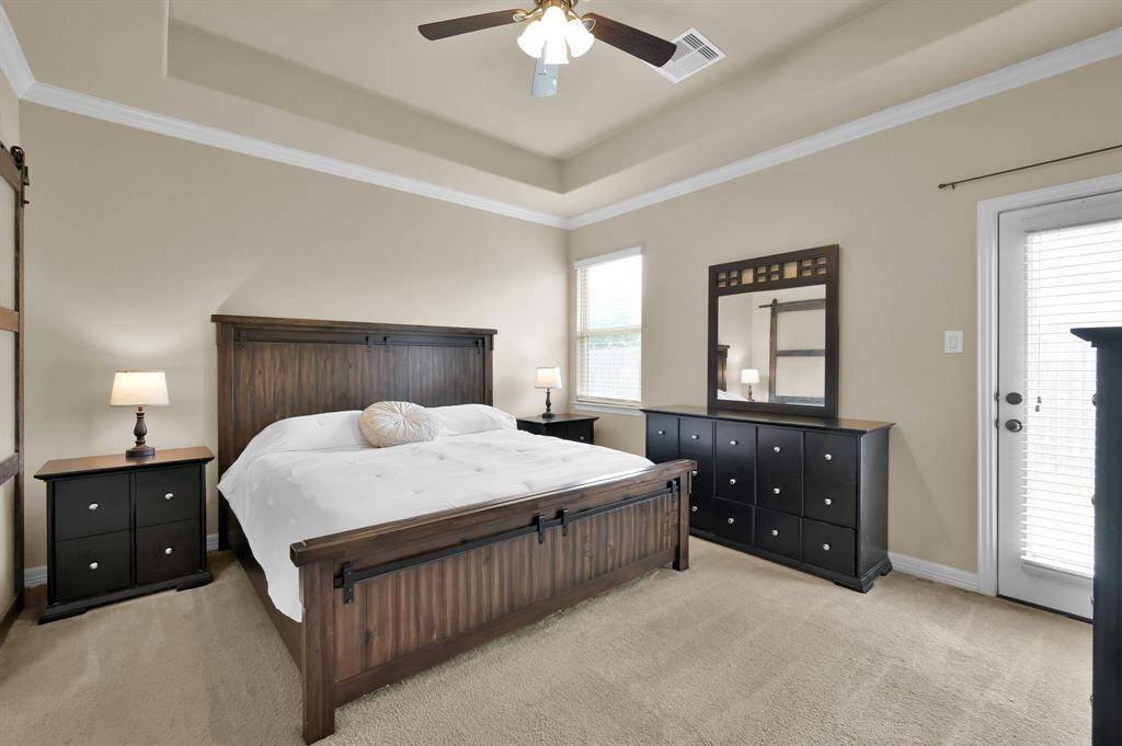 Primary Bedroom with Backyard Access