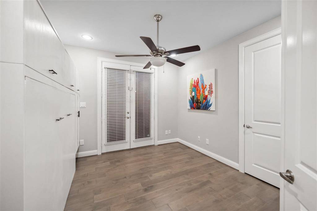 A dedicated home office space provides versatile options—perfect for remote work, study, or even an additional bedroom to suit your needs.