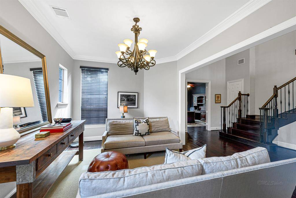 The current owners are using this space as a formal living room but it was originally the formal dining room. The possibilities are endless in this home.