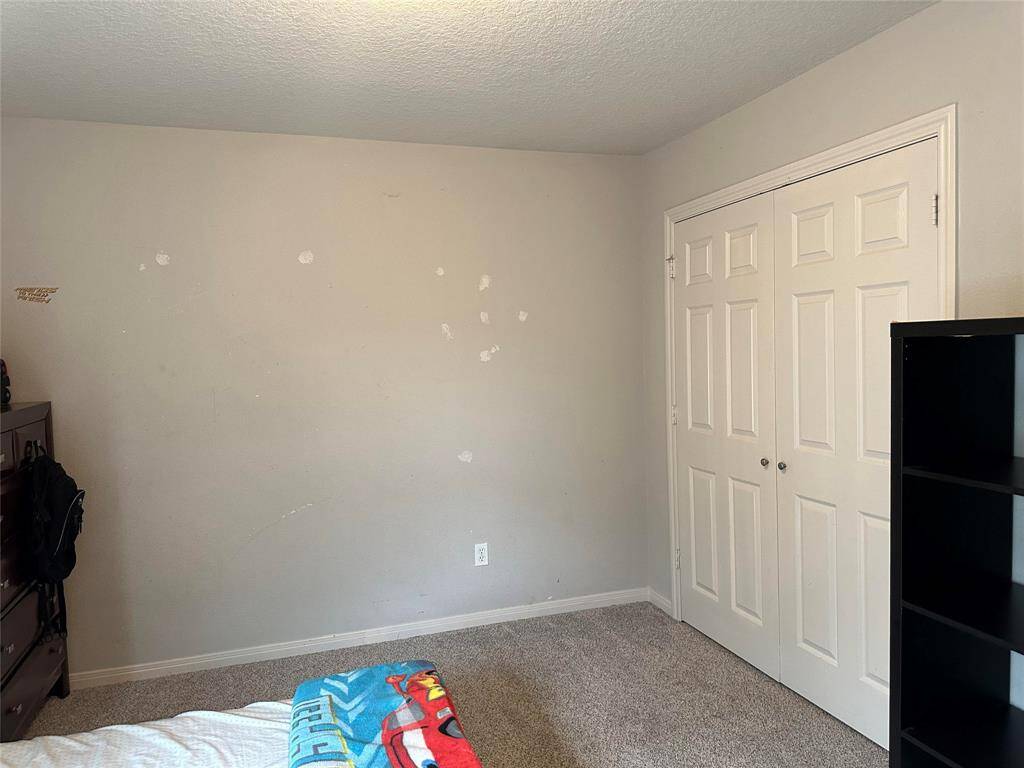 Double length closet in bedroom 3