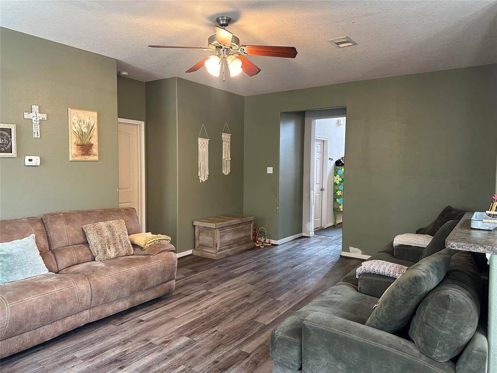 Downstairs living area with LVF