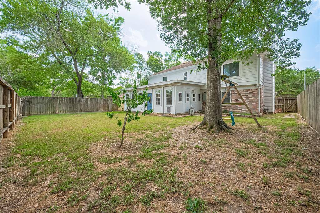 Another view of the backyard.