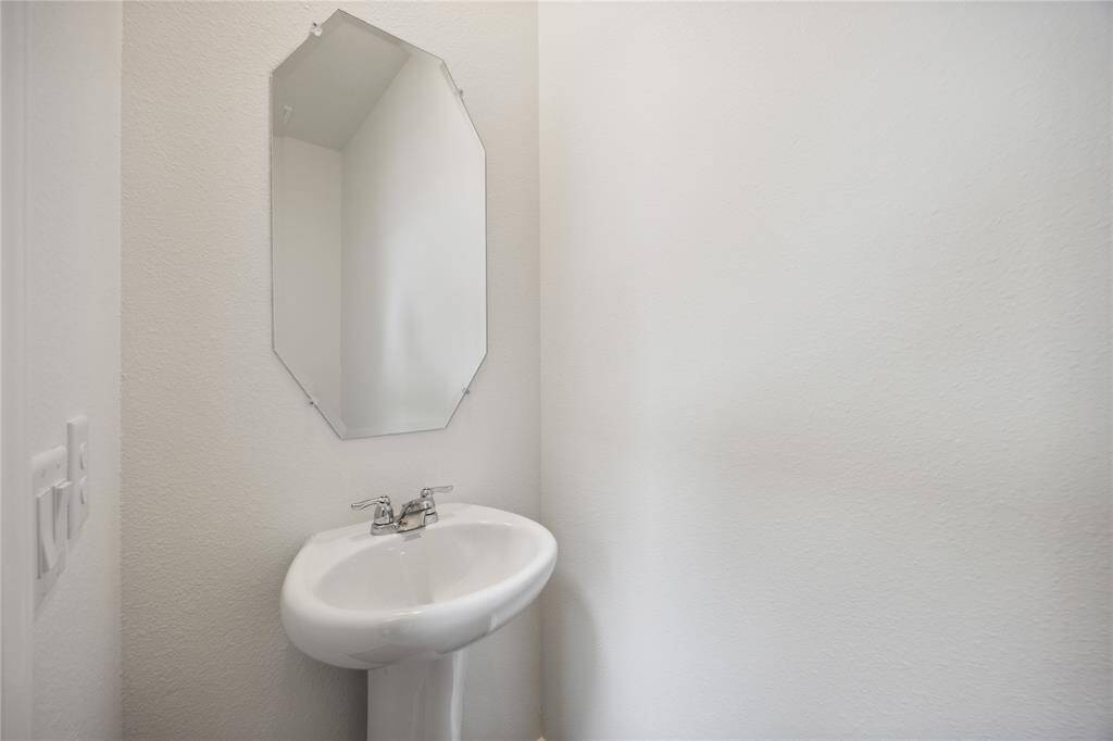 half bathroom downstairs