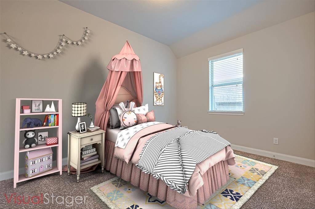 Just Imagine Bedroom 2. This room has been virtually staged.