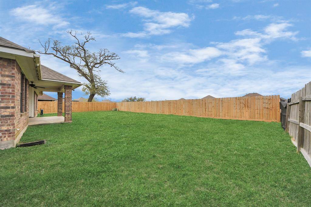 No neighbors in back provides a quiet and private space.
