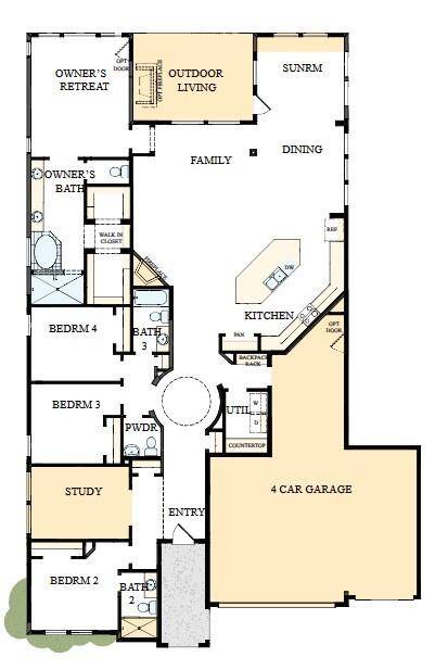 The success of a floor plan is the way you can move through it…You’ll be amazed at how well this home lives…We call it traffic patterns.