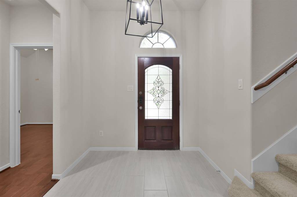 Family room virtually staged