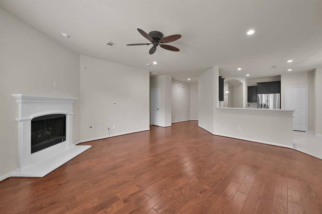 Large walk-in closet in primary bedroom.