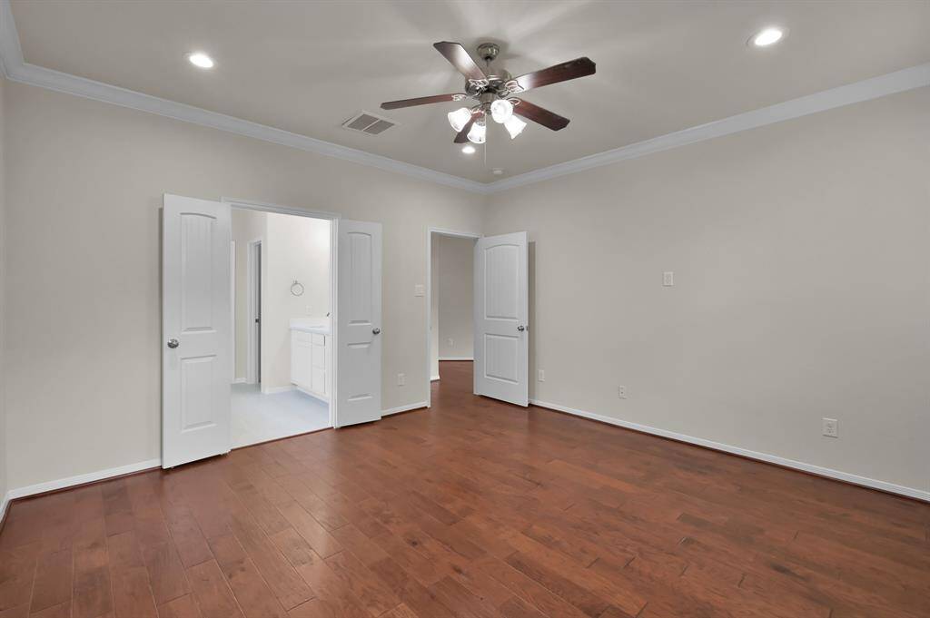Bedroom #2 downstairs virtually staged