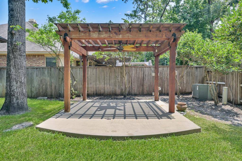 Get out of the hot sun this summer with this detached pergola.