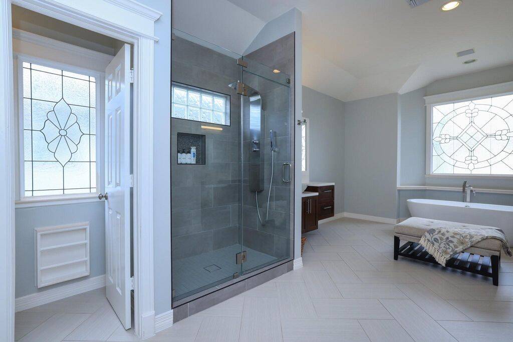 Primary suite also features a large walk-in closet, not photographed.