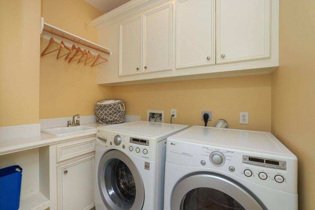 Laundry room is on second floor, washer/dryer will transfer with the sale.