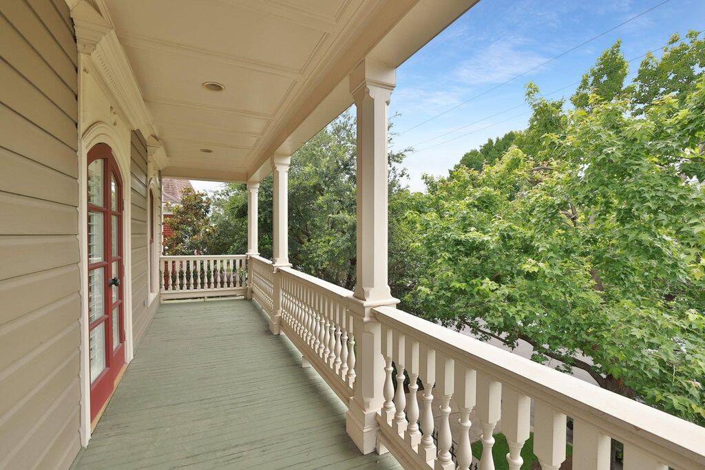 Second floor balcony.