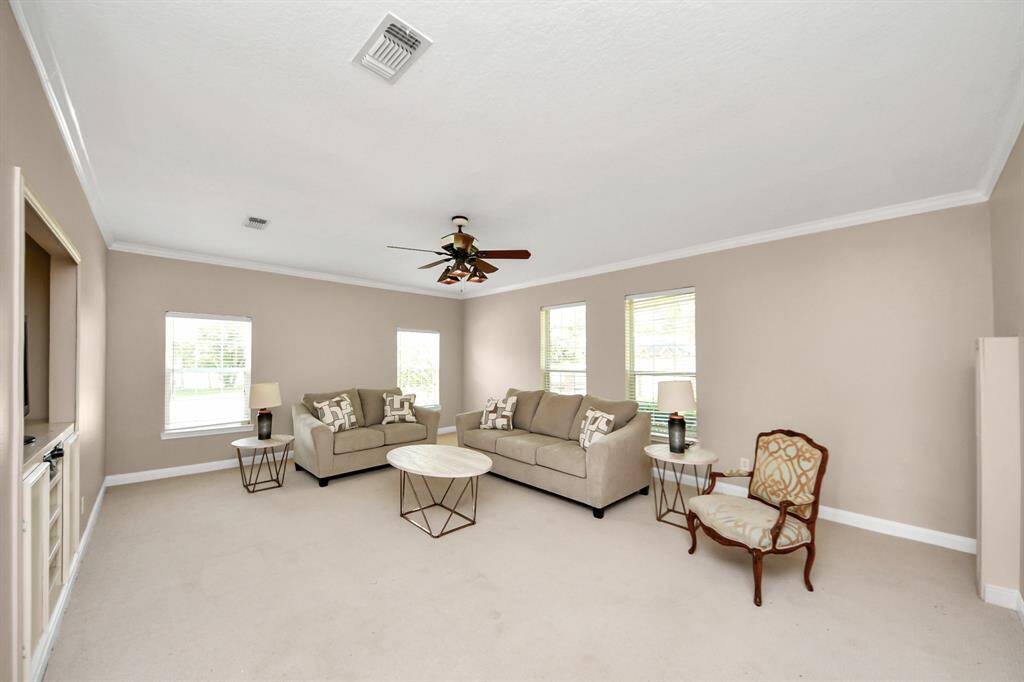 One of two flex rooms this home has to offer.