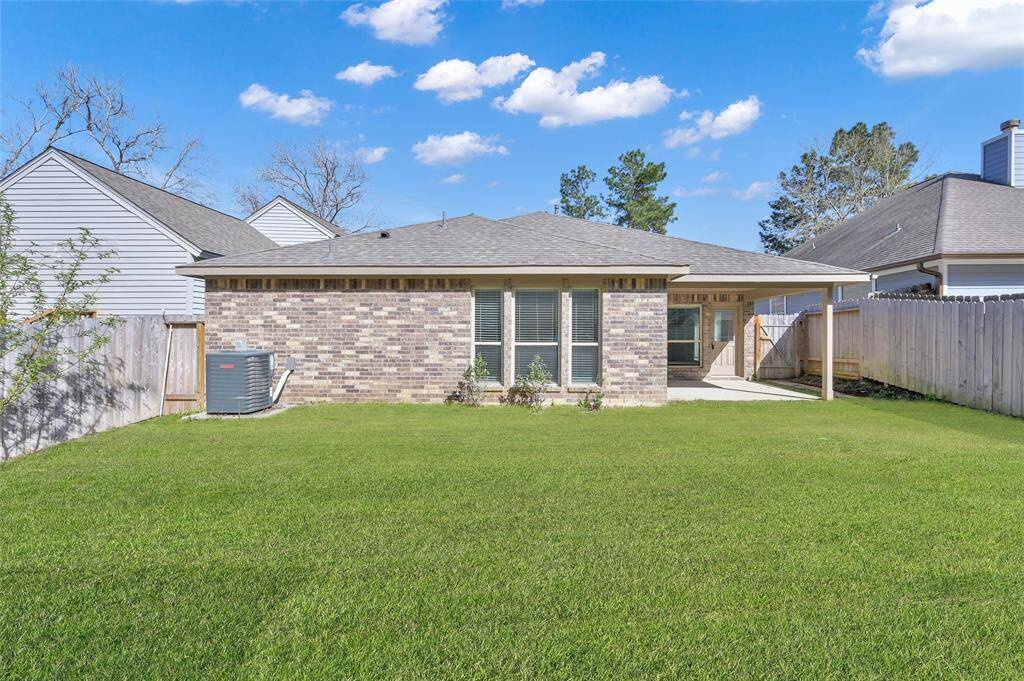 This home has a covered patio, 4 sides brick and a sprinkler system.